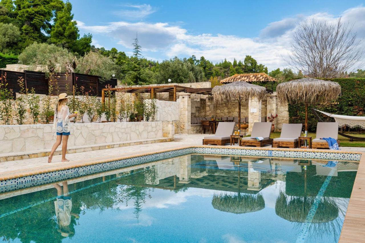 Palmrise Luxury Villas By Travel Pro Services - Nea Skioni Halkidiki Екстер'єр фото